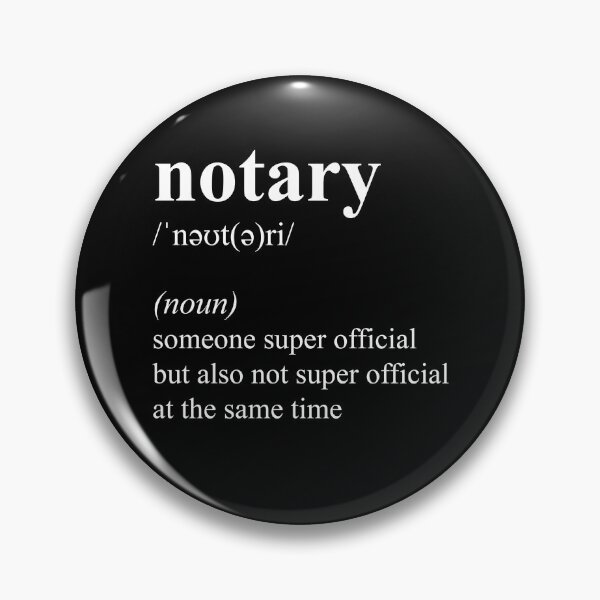 Item preview, Funny Notary Definition Gift designed and sold by JustCreativity.