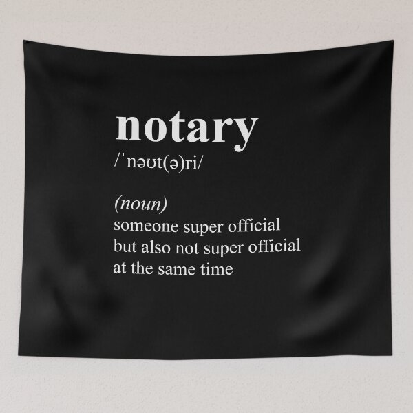 Item preview, Funny Notary Definition Gift designed and sold by JustCreativity.