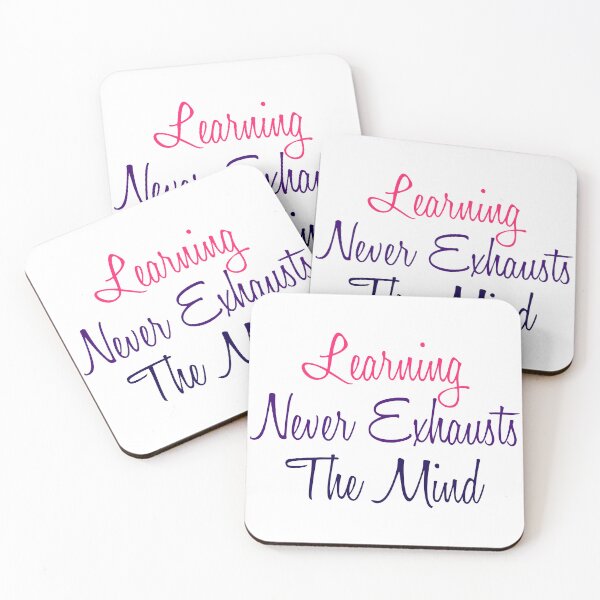 Item preview, Learning Never Exhausts The Mind designed and sold by Amazigh-i7orran.