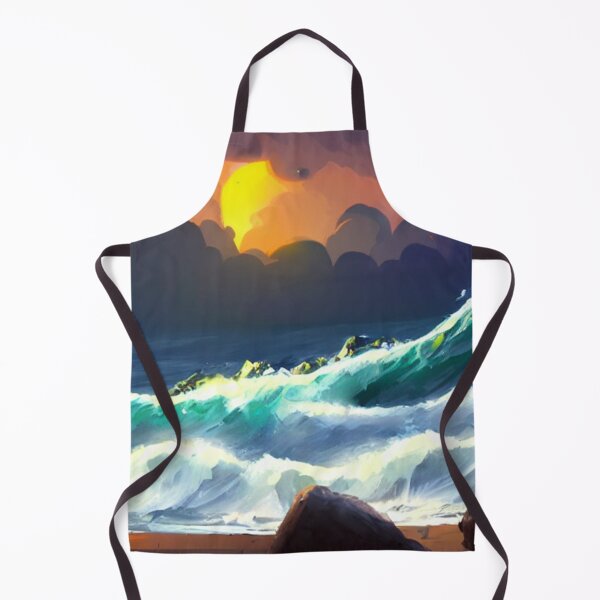 Item preview, Ocean Waves Painting Series - Painting 6 -Throw Pillows and Prints.  designed and sold by ScatterHub.
