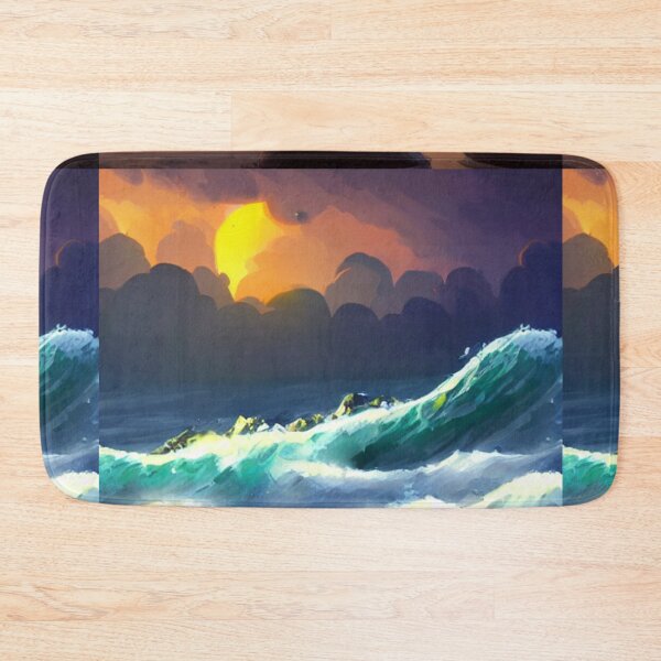 Item preview, Ocean Waves Painting Series - Painting 6 -Throw Pillows and Prints.  designed and sold by ScatterHub.