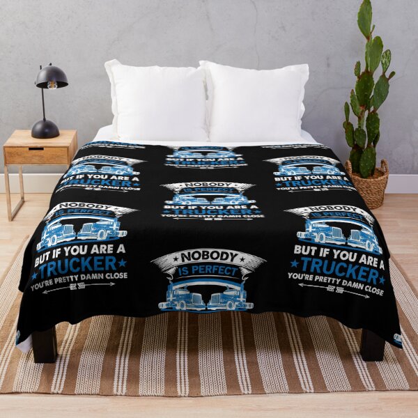 Item preview, Nobody is perfect but if you are a trucker you are pretty damn close designed and sold by FanityPrints.