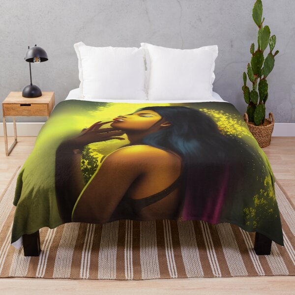 Item preview, Beautiful ebony woman in gold abstract designed and sold by Stratomi.