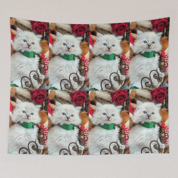 Item preview, Christmas ragdoll kitten designed and sold by Fluffycat2020.