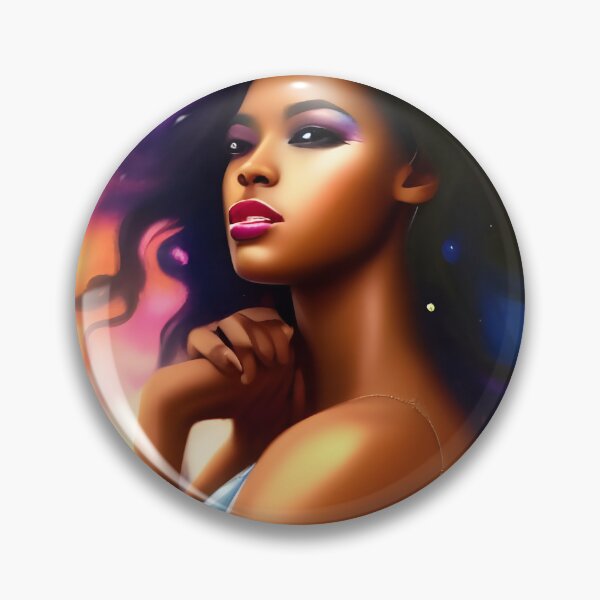 Item preview, Beautiful ebony woman longing abstract designed and sold by Stratomi.