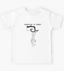Taxation Is Theft Kids Tee