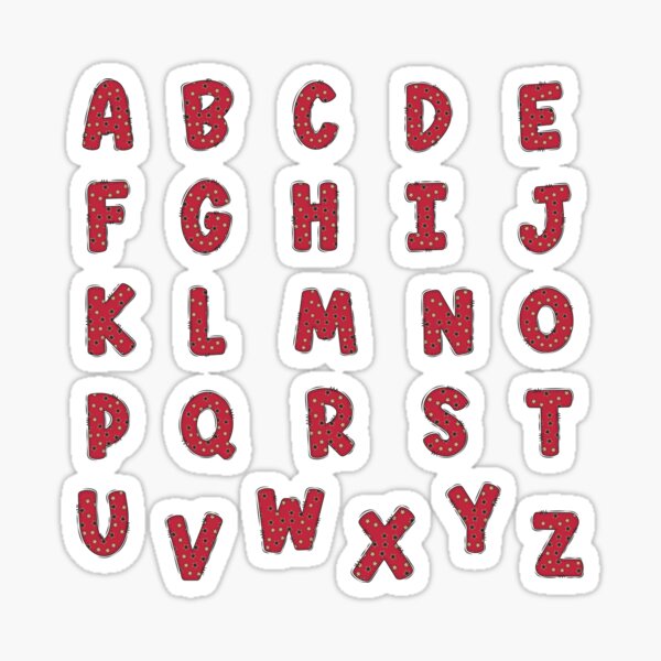 Shop Alphabet Lore Stickers with great discounts and prices online - Dec  2023