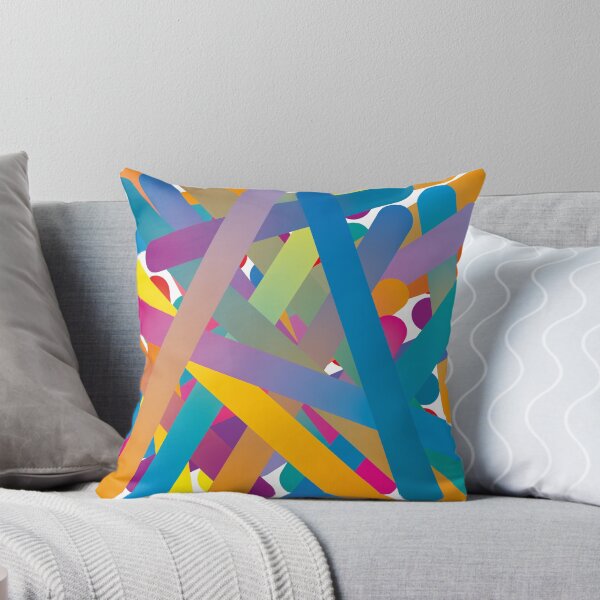 Item preview, Dot Colour Lines - blue orange designed and sold by Sshara.
