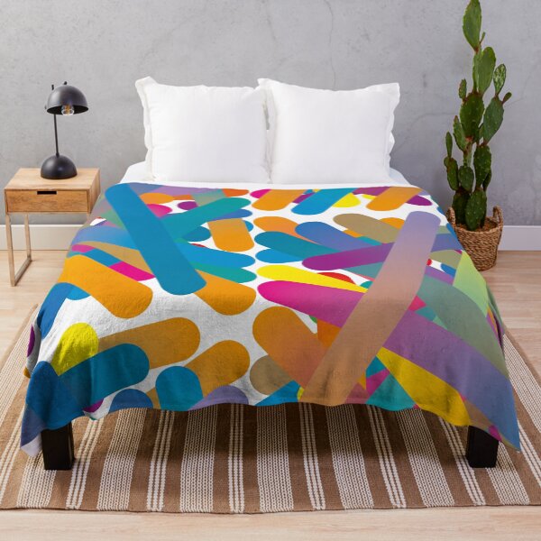 Item preview, Dot Colour Lines - blue orange designed and sold by Sshara.