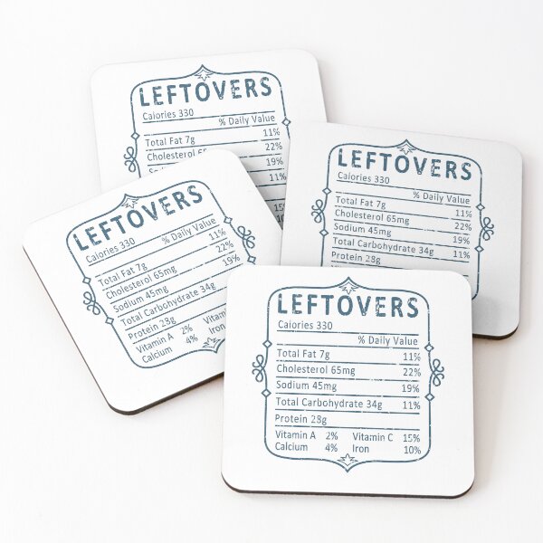 Item preview, Funny Thanksgiving Leftovers Family Thanksgiving Calories Food Nutrition Facts  designed and sold by Shozon.
