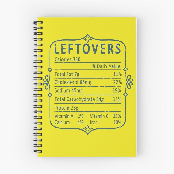 Item preview, Funny Thanksgiving Leftovers Family Thanksgiving Calories Food Nutrition Facts  designed and sold by Shozon.