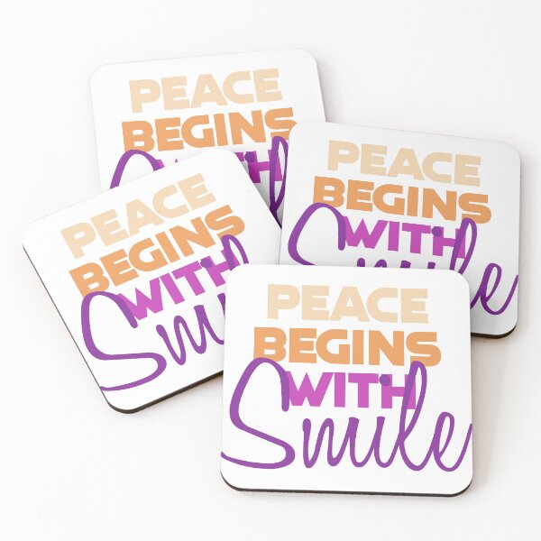 Item preview, Peace Begins With Smile designed and sold by Amazigh-i7orran.