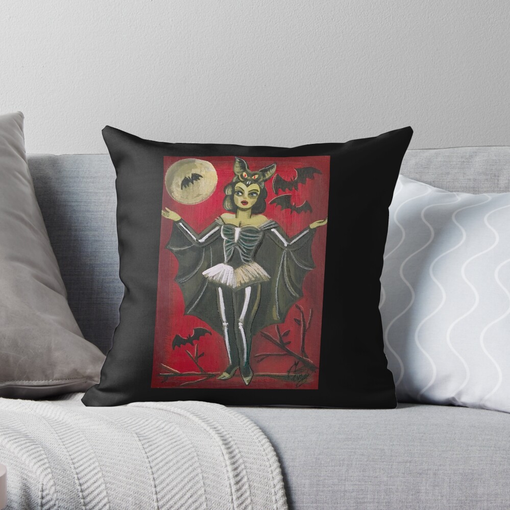 Item preview, Throw Pillow designed and sold by elgatogomez.