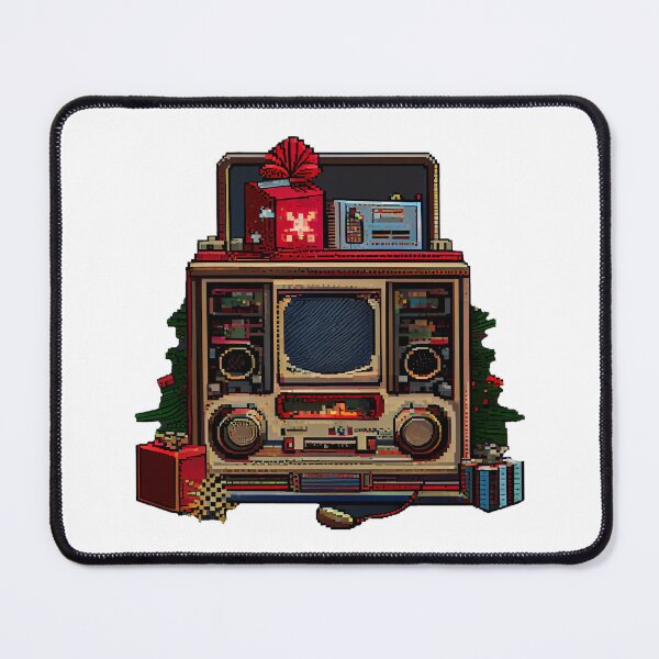 Item preview, Retro radio (Christmas edition) designed and sold by Pixelarium.
