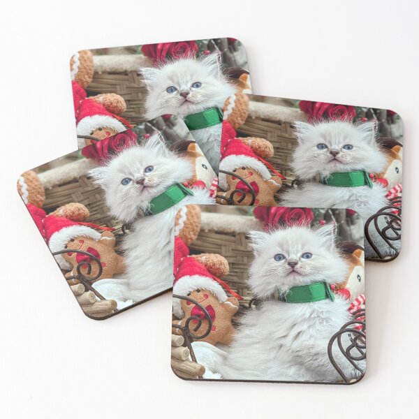 Item preview, Christmas ragdoll kitten designed and sold by Fluffycat2020.