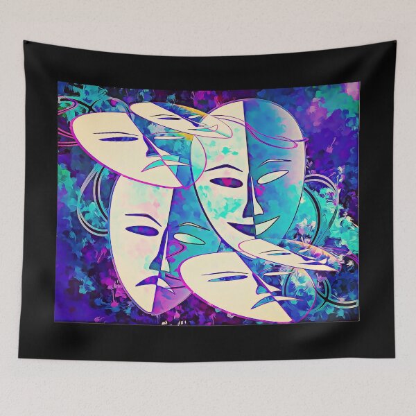 Item preview, abstract mask designed and sold by MIKAFXSTORE.