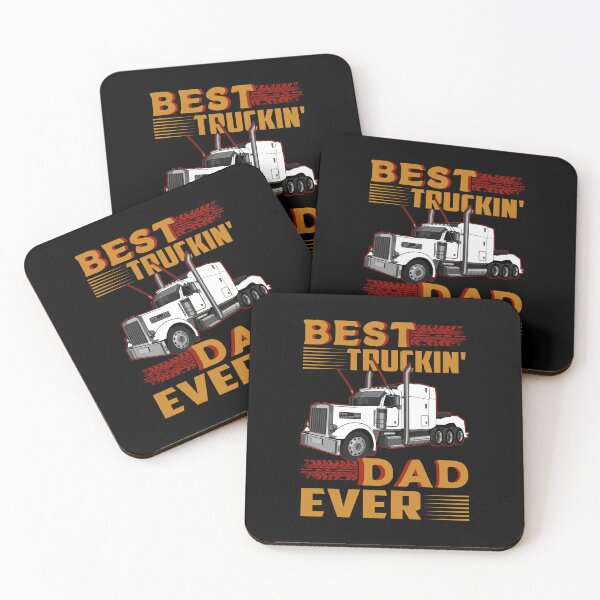 Item preview, Best truckin' dad ever designed and sold by FanityPrints.