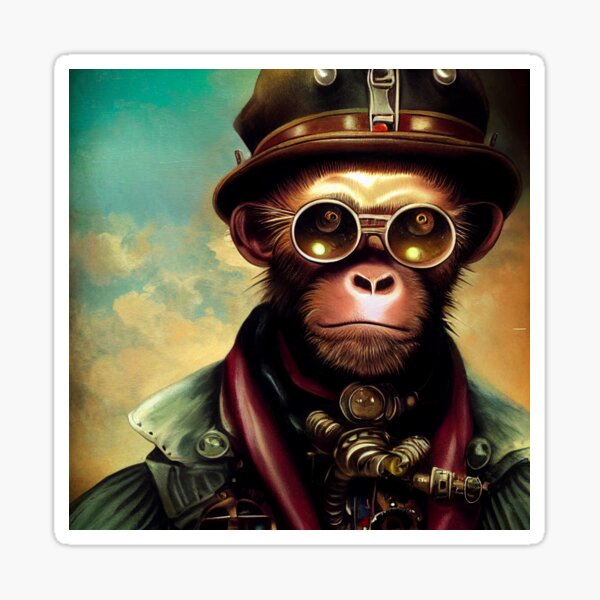 The Airship Captain | Khmer Steampunk Empire Sticker