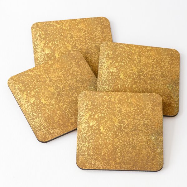Item preview, Klimt Gold Background Pattern designed and sold by maniacfitness.