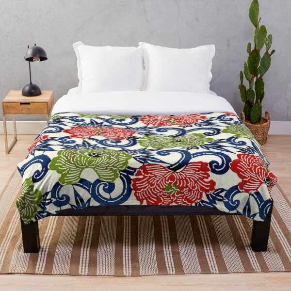 Item preview, Traditional Japanese Kimono Yukata Pattern designed and sold by PatternMama.