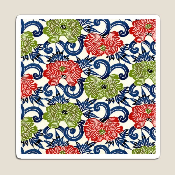 Item preview, Traditional Japanese Kimono Yukata Pattern designed and sold by PatternMama.