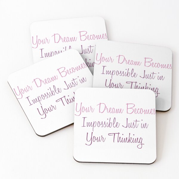 Item preview, Your Dream Becomes Impossible Just in Your Thinking designed and sold by Amazigh-i7orran.