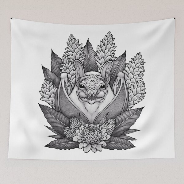 Item preview, Wrinkle-Faced Bat & Ginger designed and sold by Britt Sorensen.