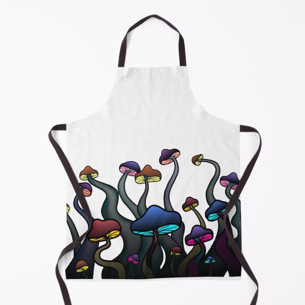 Item preview, Hongos coloridos oscuros y brillantes - Versión con fondo transparente para pegatinas - Arte Trippy designed and sold by Lucidesigns.
