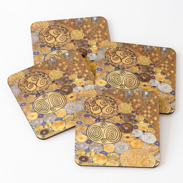 Item preview, Gustav Klimt Gold Background Pattern designed and sold by maniacfitness.