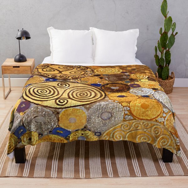 Item preview, Gustav Klimt Gold Background Pattern designed and sold by maniacfitness.