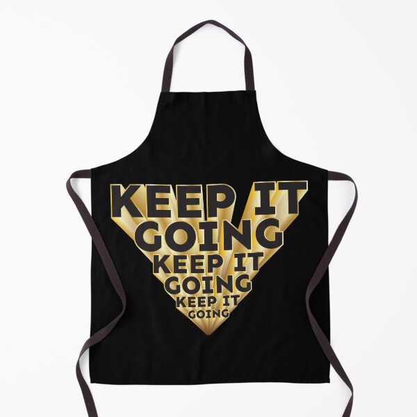 Item preview, Keep It going motivational phrase gold black 3D effect designed and sold by hockeng.