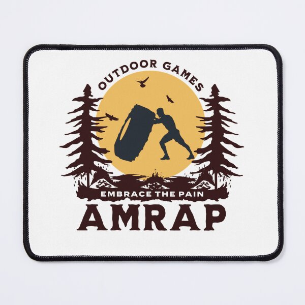 Item preview, Outdoor Games Crossfit | Embrace The Pain | AMRAP designed and sold by Desiznn.