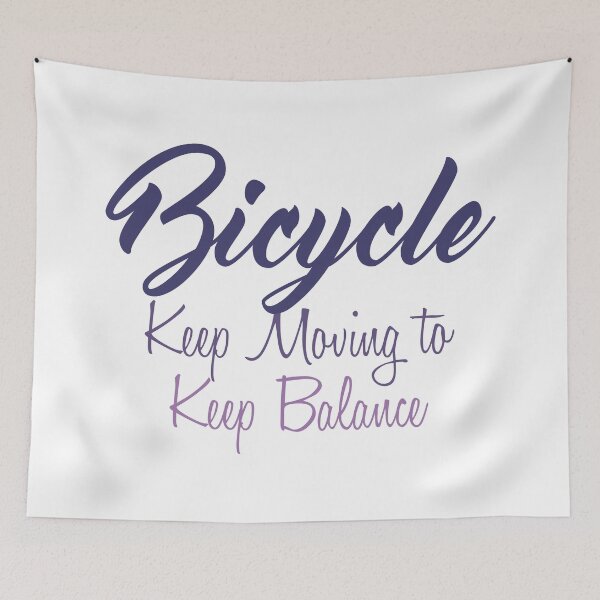 Item preview, Bicycle: Keep Moving to Keep Balance designed and sold by Amazigh-i7orran.