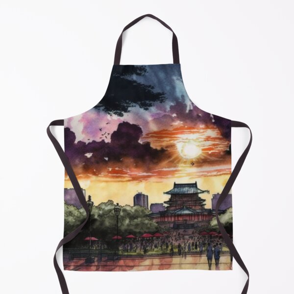 Item preview, Watercolor view Ueno Park Tokyo Asakusa designed and sold by Mirochan80.