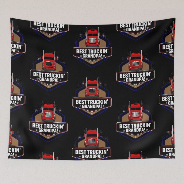 Item preview, Best truckin' grandpa! designed and sold by FanityPrints.