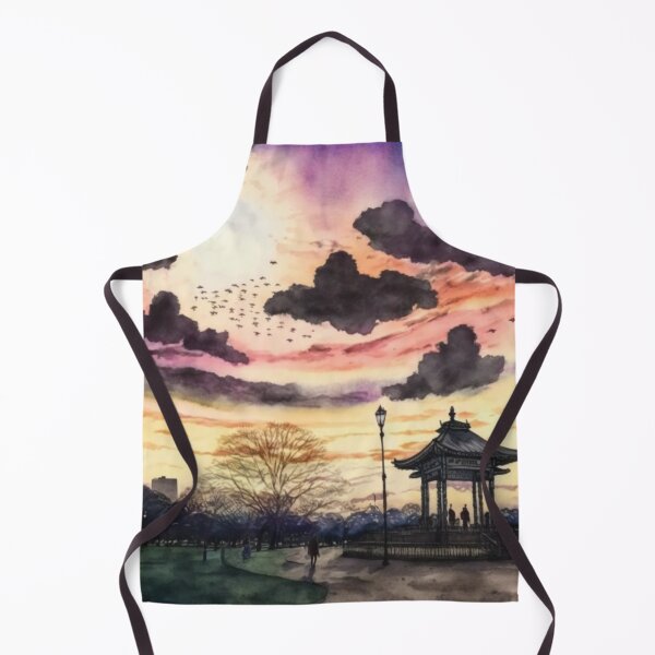 Item preview, Watercolor view Ueno Park Tokyo Asakusa designed and sold by Mirochan80.