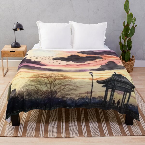 Item preview, Watercolor view Ueno Park Tokyo Asakusa designed and sold by Mirochan80.
