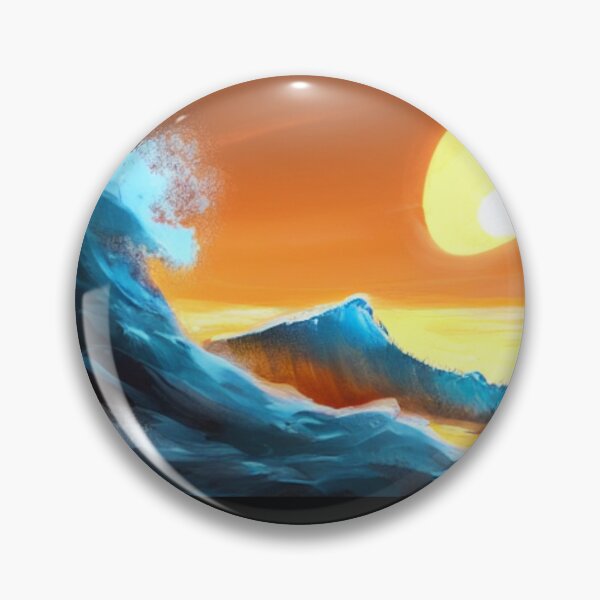 Item preview, Ocean Waves Painting Series - Painting 7 -Throw Pillows and Prints.  designed and sold by ScatterHub.