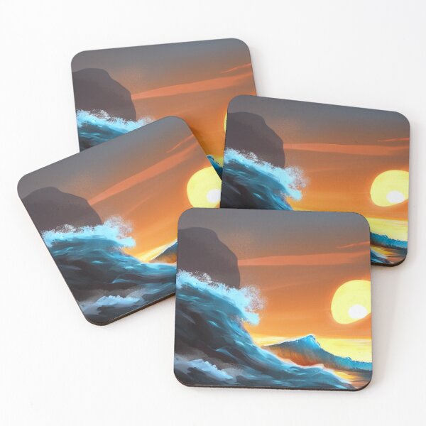 Item preview, Ocean Waves Painting Series - Painting 7 -Throw Pillows and Prints.  designed and sold by ScatterHub.