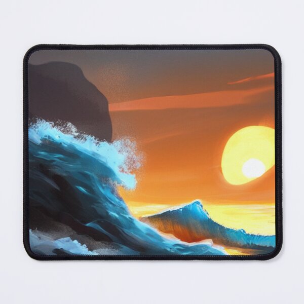 Item preview, Ocean Waves Painting Series - Painting 7 -Throw Pillows and Prints.  designed and sold by ScatterHub.