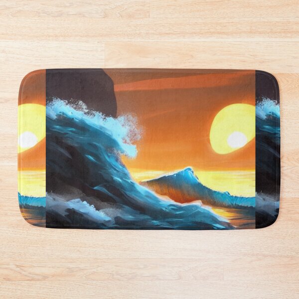Item preview, Ocean Waves Painting Series - Painting 7 -Throw Pillows and Prints.  designed and sold by ScatterHub.