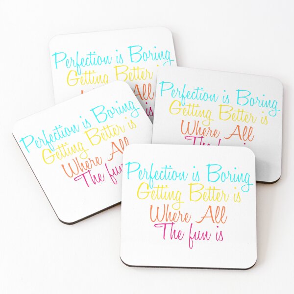 Item preview, Perfection is Boring Getting Better is Where All The Fun is designed and sold by Amazigh-i7orran.