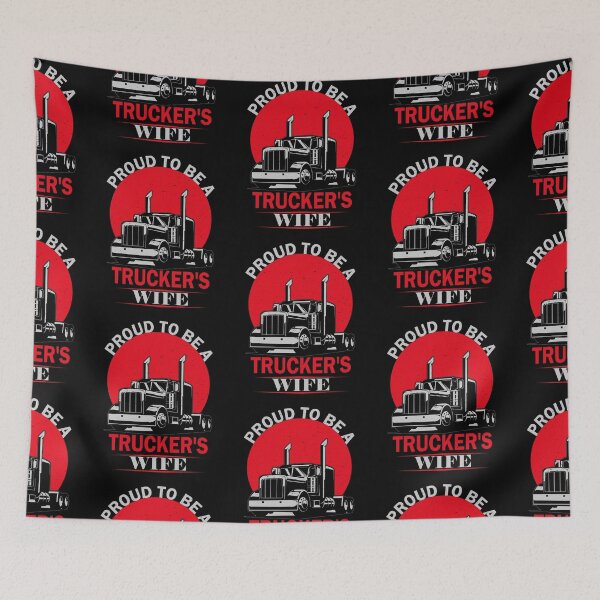 Item preview, Proud to be a truckers wife designed and sold by FanityPrints.