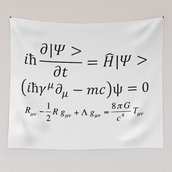 Item preview, the pillars of physics, quantum mechanics and general relativity designed and sold by NoetherSym.