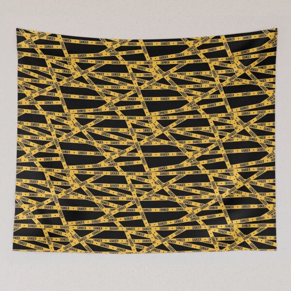Item preview, DANGER pattern - Do not cross designed and sold by BrigitteCooper.