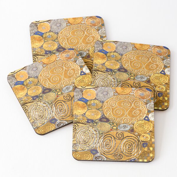 Item preview, Gustav Klimt Gold Background Pattern designed and sold by maniacfitness.