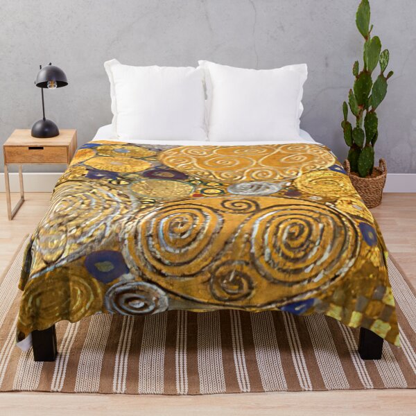 Item preview, Gustav Klimt Gold Background Pattern designed and sold by maniacfitness.