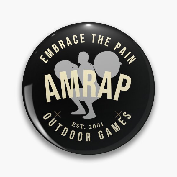 Item preview, Outdoor Games Crossfit | Embrace The Pain | AMRAP designed and sold by Desiznn.