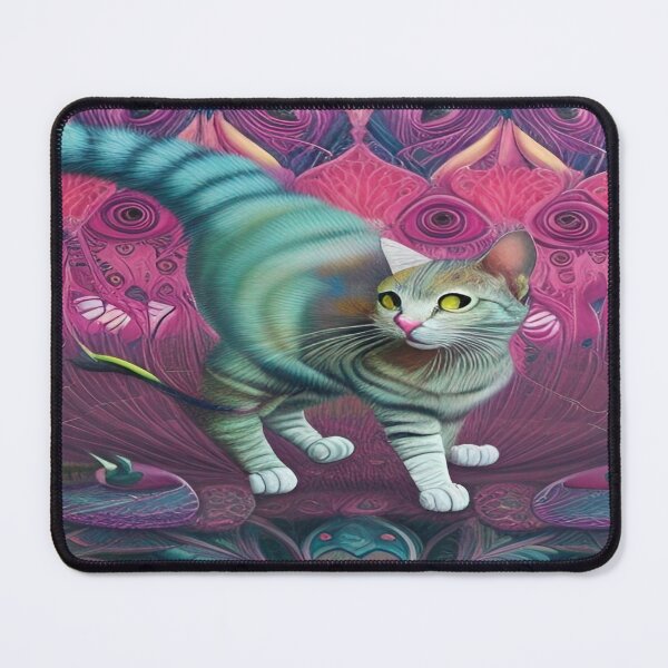 Item preview, Deep Style Abstract of Abstraction Art Kitty Cat designed and sold by ValleyDream.