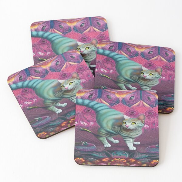 Item preview, Deep Style Abstract of Abstraction Art Kitty Cat designed and sold by ValleyDream.